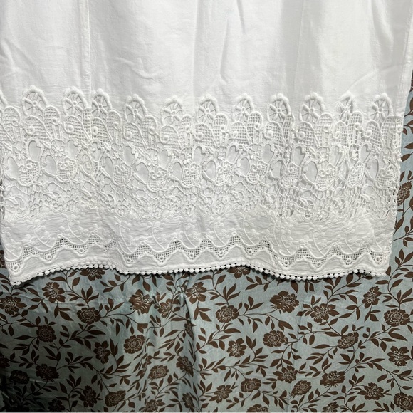 NWT Fresh Produce White Eyelet Lace Dress Sz Small - Picture 4 of 7